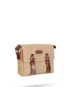 Gillario Design 01 Kanvas - Deri Camel Postacı Çanta - Görünüm 2