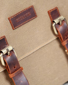 Gillario Design 01 Kanvas - Deri Camel Postacı Çanta - Görünüm 3