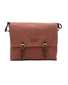 Gillario Design03 Kanvas Deri Kiremit 15.6 Inch Postacı Laptop Çantası - Görünüm 1