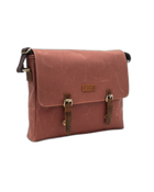 Gillario Design03 Kanvas Deri Kiremit 15.6 Inch Postacı Laptop Çantası - Görünüm 2
