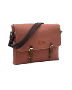 Gillario Design03 Kanvas Deri Kiremit 15.6 Inch Postacı Laptop Çantası - Görünüm 3