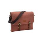 Gillario Design03 Kanvas Deri Kiremit 15.6 Inch Postacı Laptop Çantası - Görünüm 3