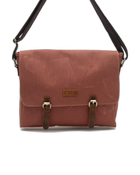 Gillario Design03 Kanvas Deri Kiremit 15.6 Inch Postacı Laptop Çantası - Görünüm 4