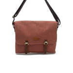 Gillario Design03 Kanvas Deri Kiremit 15.6 Inch Postacı Laptop Çantası - Görünüm 4