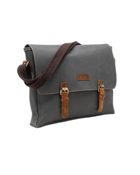 Gillario Design03 Kanvas Deri Füme 15.6 Inch Postacı Laptop Çantası - Görünüm 2