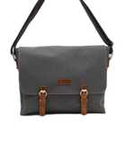 Gillario Design03 Kanvas Deri Füme 15.6 Inch Postacı Laptop Çantası - Görünüm 3