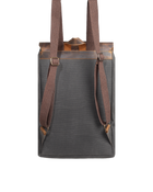 Gillario DESIGN02 15.6 Inch Siyah Kanvas (Deri Kapak) Laptop Sırt Çantası - Görünüm 3