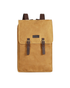 Gillario DESIGN02 15.6 Inch Hardal Kanvas Laptop Sırt Çantası - Görünüm 1