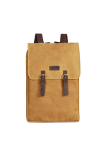 Gillario DESIGN02 15.6 Inch Hardal Kanvas Laptop Sırt Çantası - Görünüm 1