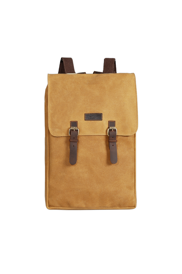 Gillario DESIGN02 15.6 Inch Hardal Kanvas Laptop Sırt Çantası - Görünüm 1