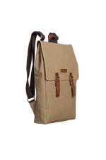 Gillario DESIGN02 15.6 Inch Camel Kanvas Laptop Sırt Çantası - Görünüm 2