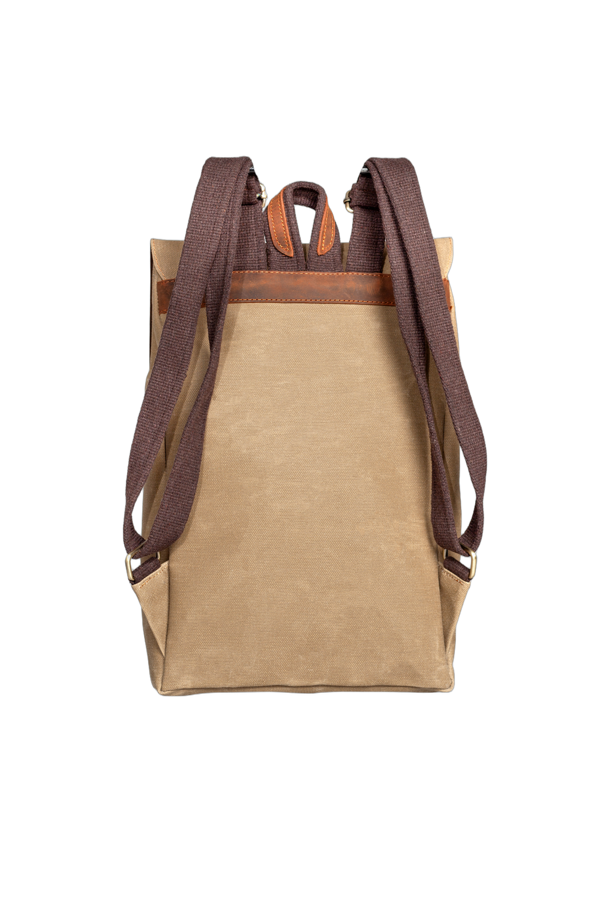 Gillario DESIGN02 15.6 Inch Camel Kanvas Laptop Sırt Çantası - Görünüm 3