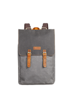 Gillario DESIGN02 15.6 Inch Gri Kanvas (Siyah Kanvas Kapak) Laptop Sırt Çantası - Görünüm 1