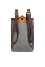 Gillario DESIGN02 15.6 Inch Gri Kanvas (Siyah Kanvas Kapak) Laptop Sırt Çantası - Görünüm 3