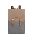 Gillario DESIGN02 15.6 Inch Gri Kanvas (Vizon Kapak) Laptop Sırt Çantası - Görünüm 1