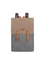 Gillario DESIGN02 15.6 Inch Gri Kanvas (Vizon Kapak) Laptop Sırt Çantası - Görünüm 1