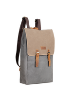 Gillario DESIGN02 15.6 Inch Gri Kanvas (Vizon Kapak) Laptop Sırt Çantası - Görünüm 2
