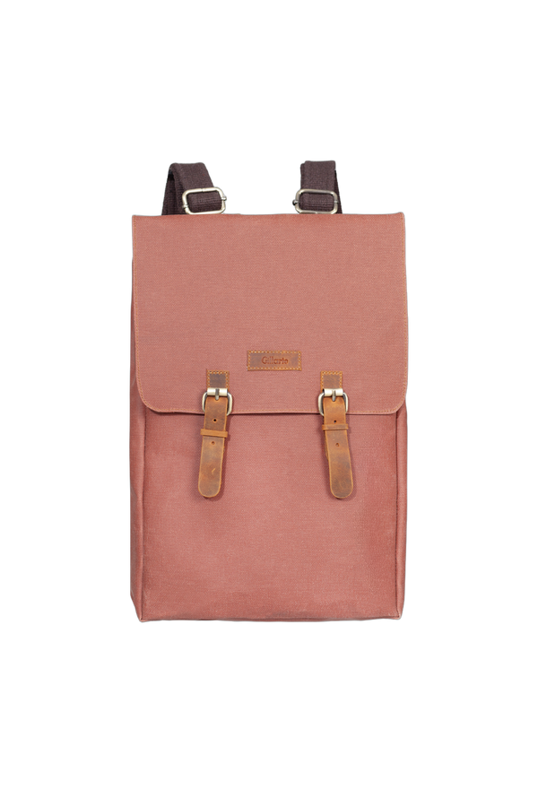Gillario DESIGN02 15.6 Inch Kiremit Kanvas Laptop Sırt Çantası - Görünüm 1