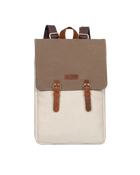 Gillario DESIGN02 15.6 Inch Bej Kanvas (Vizon Kapak) Laptop Sırt Çantası - Görünüm 1