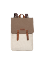 Gillario DESIGN02 15.6 Inch Bej Kanvas (Vizon Kapak) Laptop Sırt Çantası - Görünüm 1