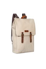 Gillario DESIGN02 15.6 Inch Bej Kanvas Laptop Sırt Çantası - Görünüm 2