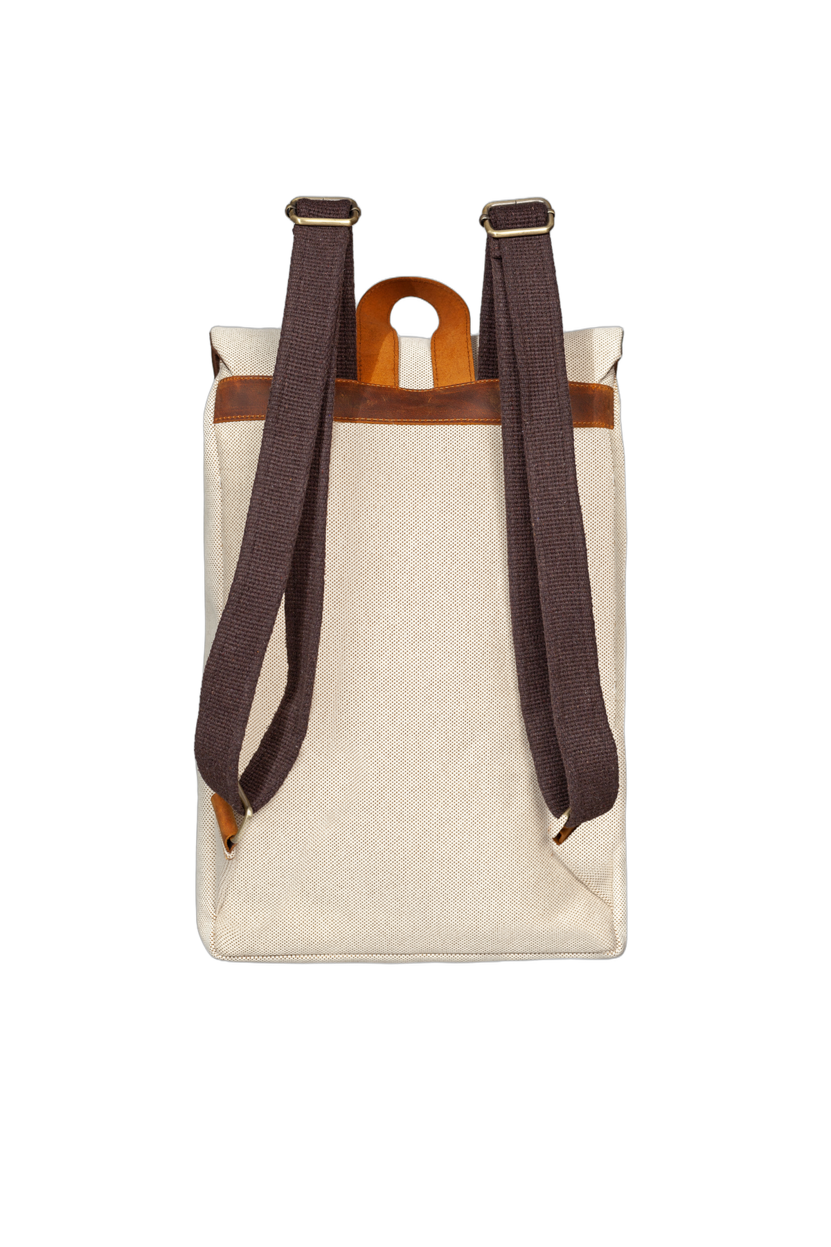 Gillario DESIGN02 15.6 Inch Bej Kanvas Laptop Sırt Çantası - Görünüm 3