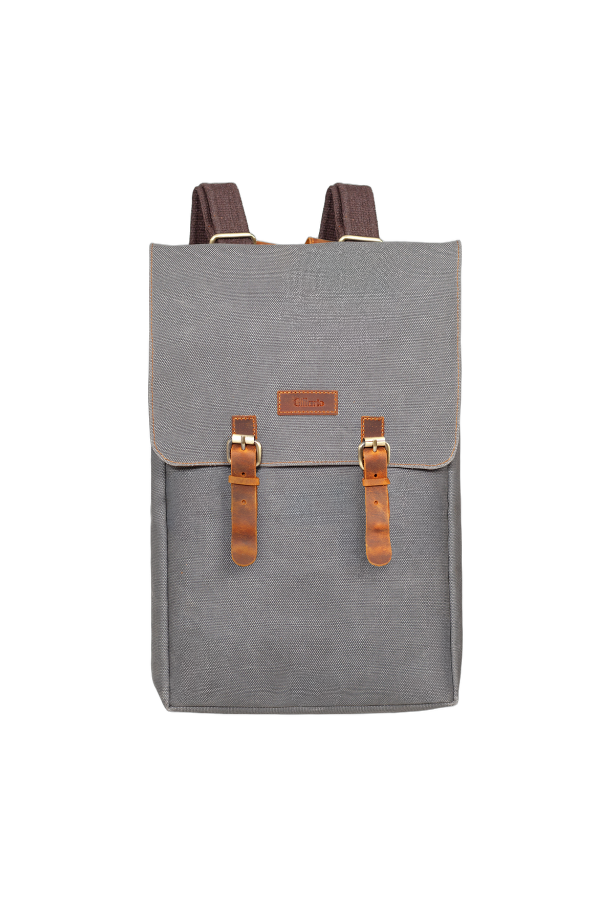 Gillario DESIGN02 15.6 Inch Gri Kanvas Laptop Sırt Çantası - Görünüm 1