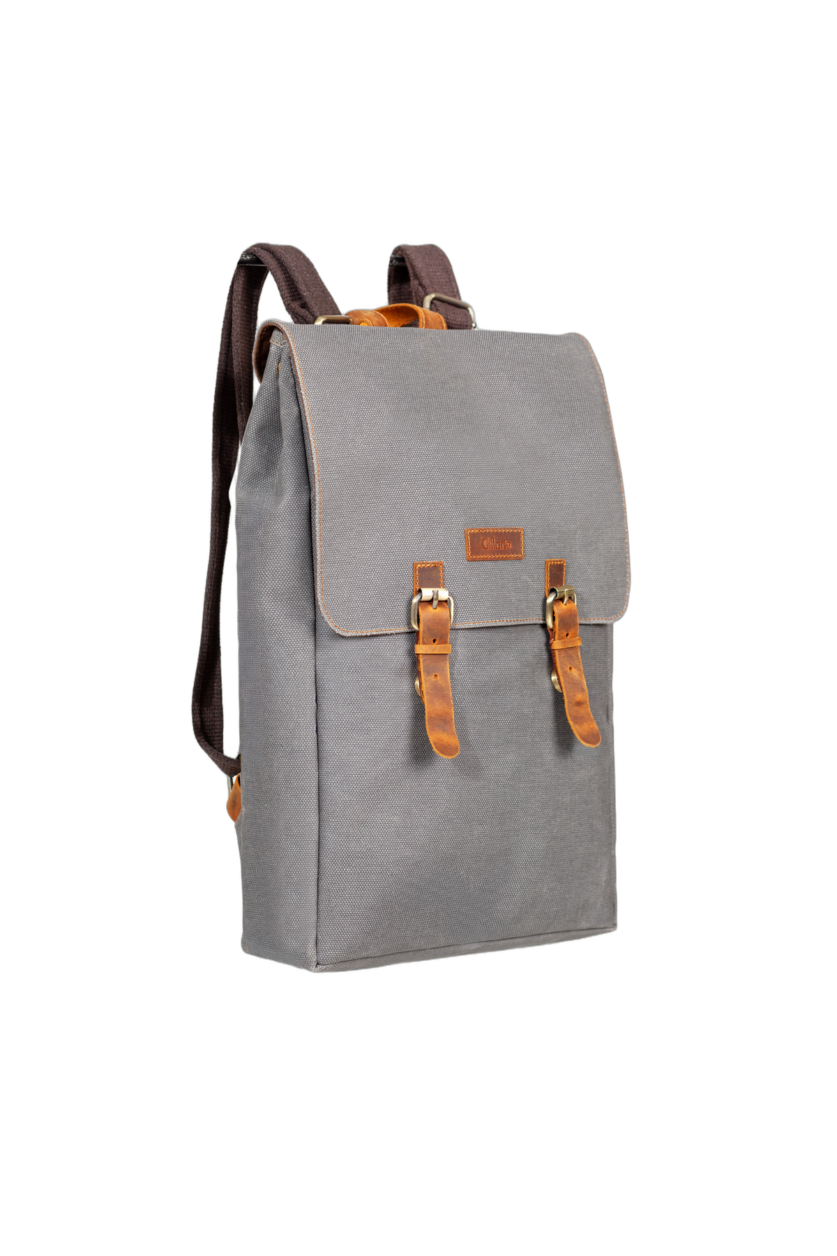 Gillario DESIGN02 15.6 Inch Gri Kanvas Laptop Sırt Çantası - Görünüm 2