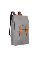 Gillario DESIGN02 15.6 Inch Gri Kanvas Laptop Sırt Çantası - Görünüm 2